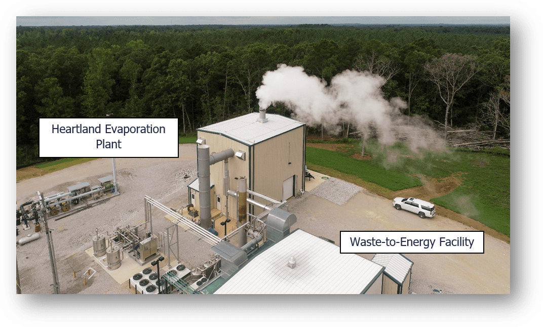 A Cogeneration Solution for Evaporating Landfill Leachate